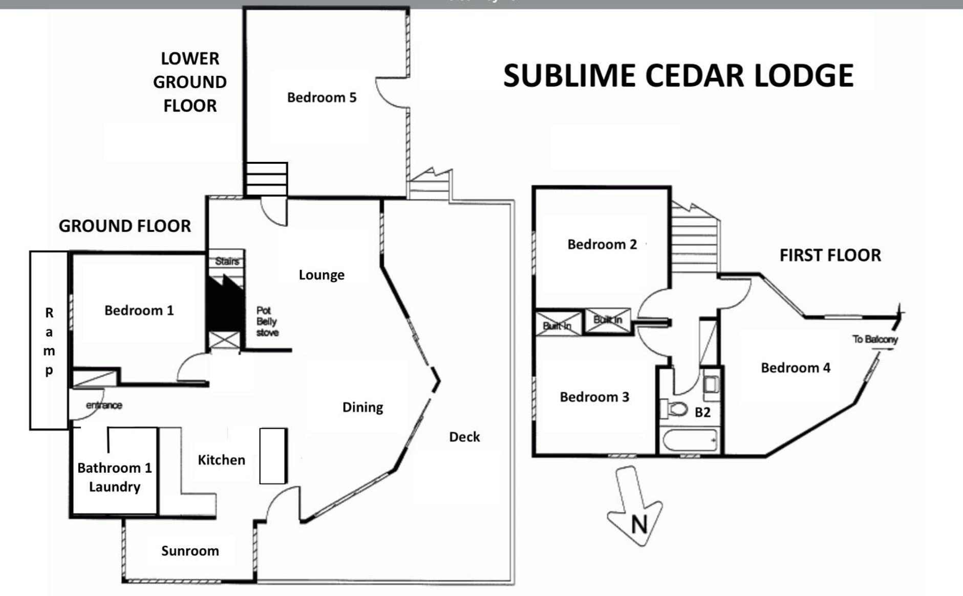 Sublime Cedar Lodge Leura Eksteriør bilde